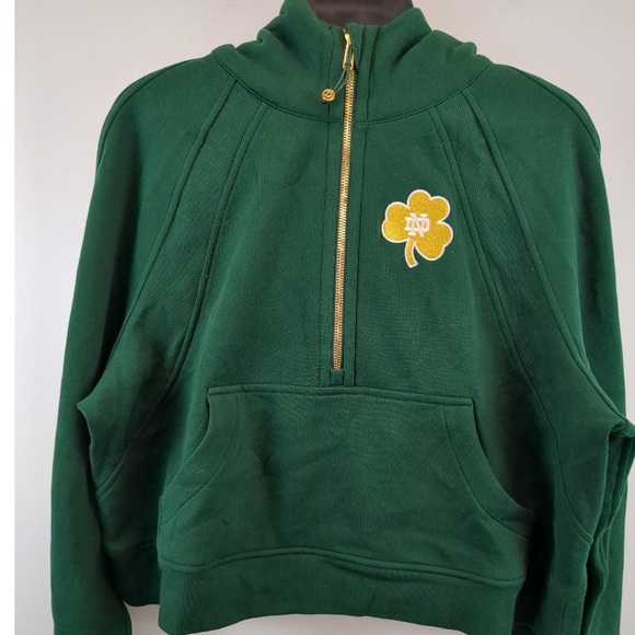 Lululemon Notre Dame Fighting Irish Zip Up Hoodie - Picture 2 of 5